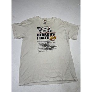 Fruit Of The Loom “8 Reasons I Hate 24” Crewneck Tshirt Size Medium